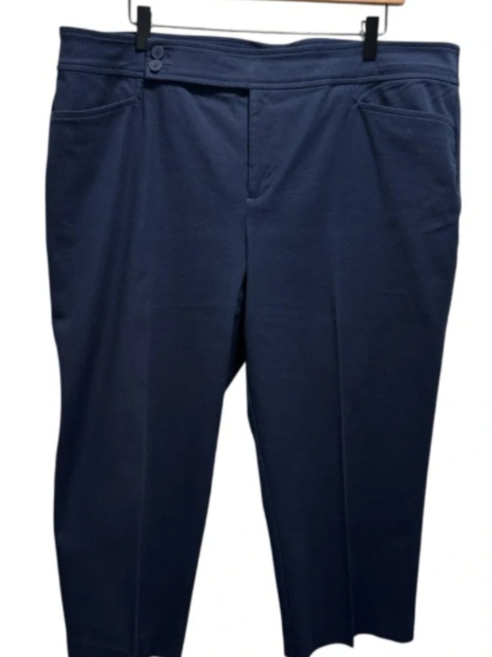 Chaps Navy Blue Capri Pants Size 18